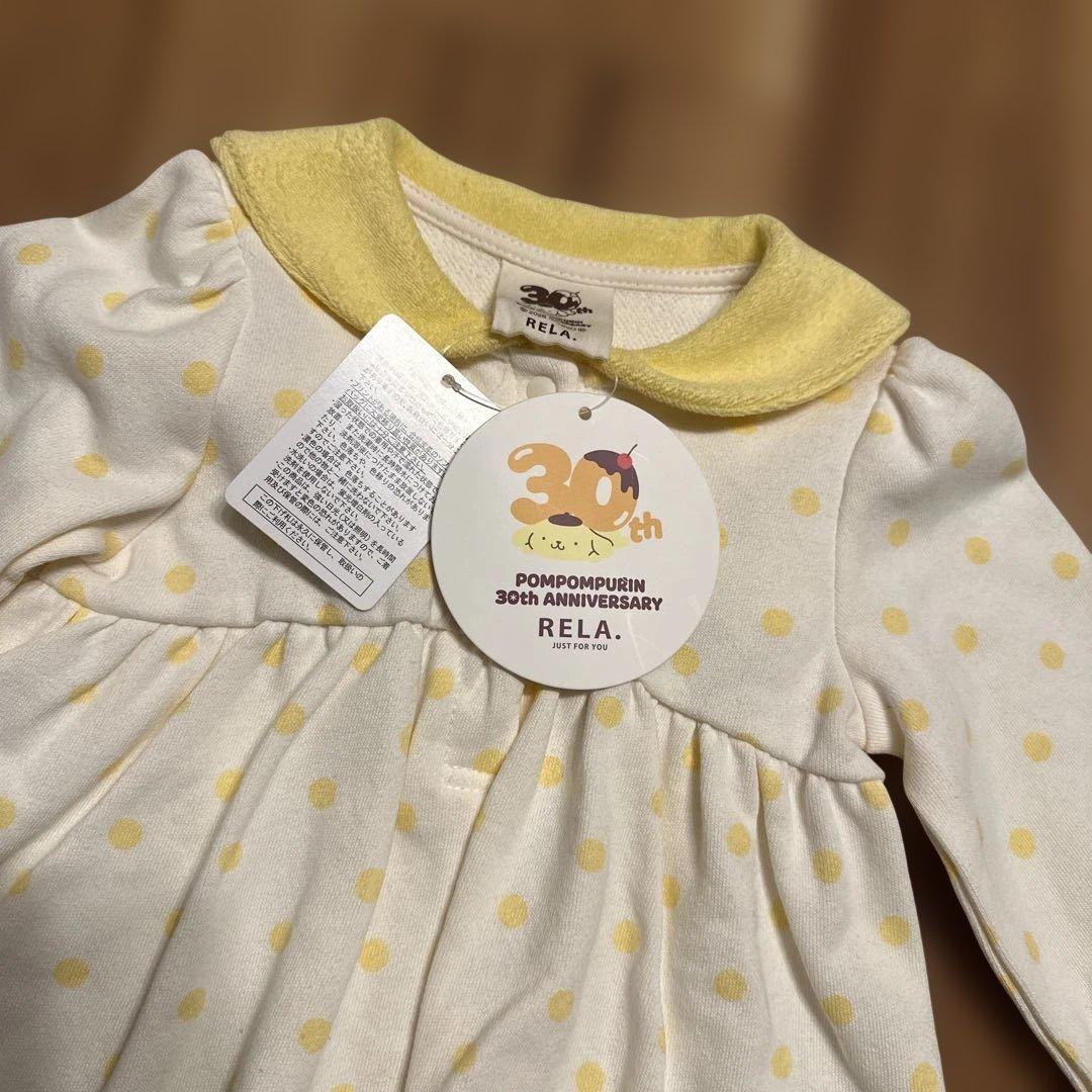 サイズ80 ポムポムプリン 耳付きトップス 新品未使用の写真2枚目