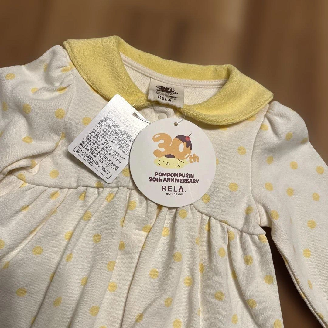サイズ80 ポムポムプリン 耳付きトップス 新品未使用の写真2枚目