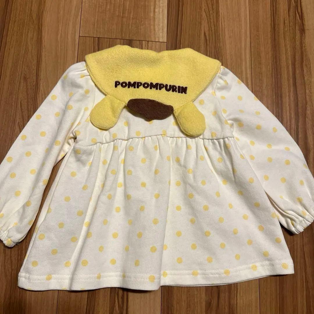 サイズ80 ポムポムプリン 耳付きトップス 新品未使用の写真3枚目