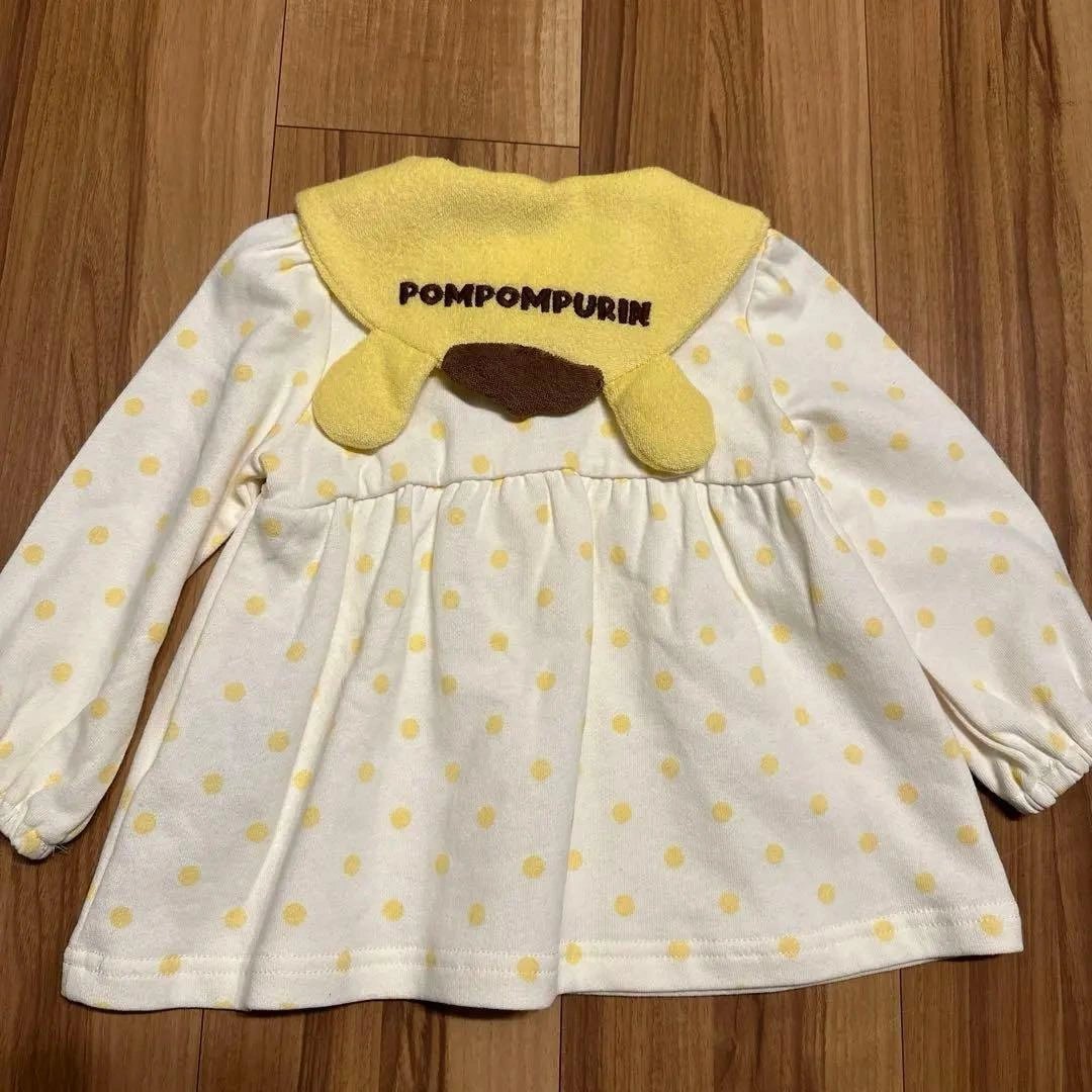 サイズ80 ポムポムプリン 耳付きトップス 新品未使用の写真3枚目