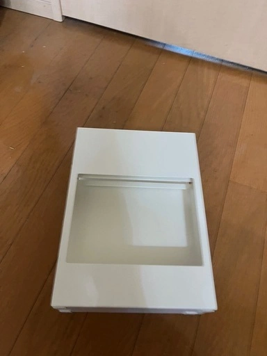 おしゃれなコロコロ収納スタンド 山崎実業 カーペットクリーナースタンド ホワイトの写真5枚目