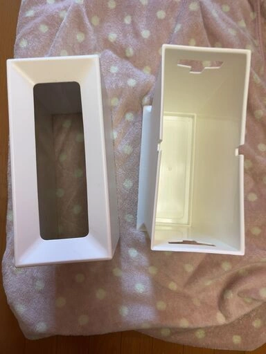 おしゃれなゴミ箱ゴミ袋が見えないTUBELOR BRICK white (チューブラー ブ リックホワイト)の写真2枚目