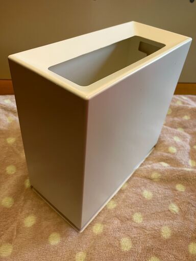 おしゃれなゴミ箱ゴミ袋が見えないTUBELOR BRICK white (チューブラー ブ リックホワイト)の写真5枚目