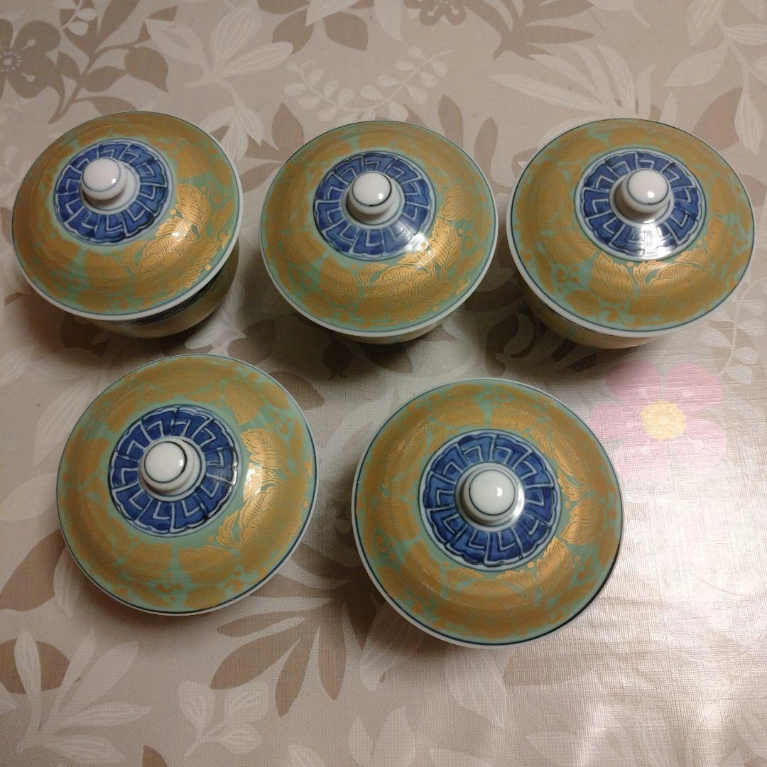 ふたつき茶器5客