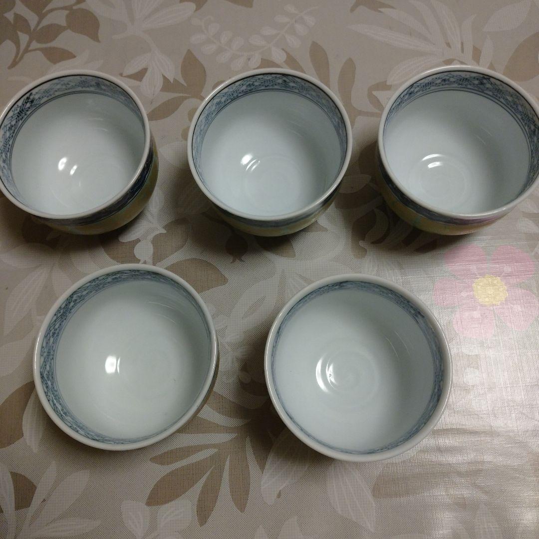 ふたつき茶器5客の写真2枚目