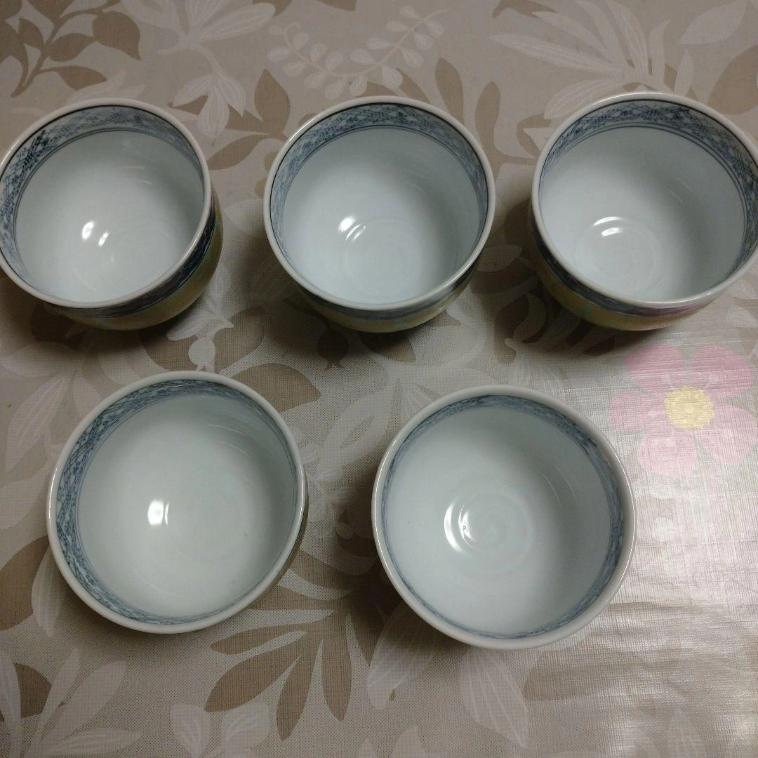 ふたつき茶器5客の写真2枚目