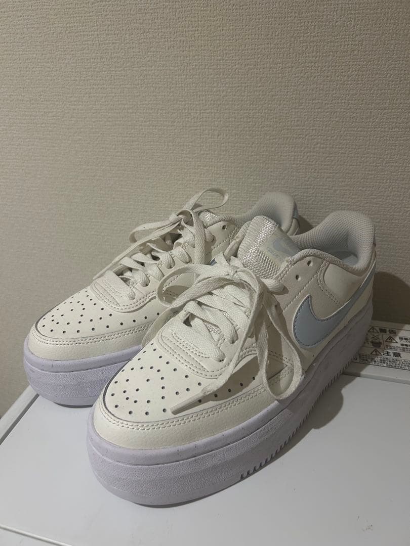 NIKE ナイキ コート ビジョン アルタ 25cm ホワイト ブルー
