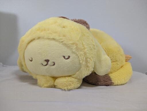 サンリオ ポムポムプリン すやすや ぬいぐるみ（ねこ）
