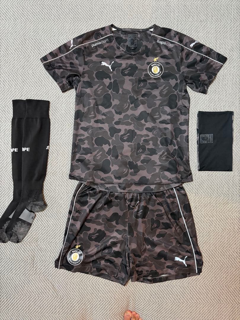 PUMA x BAPE.FC サッカーウェア ３点セット XL