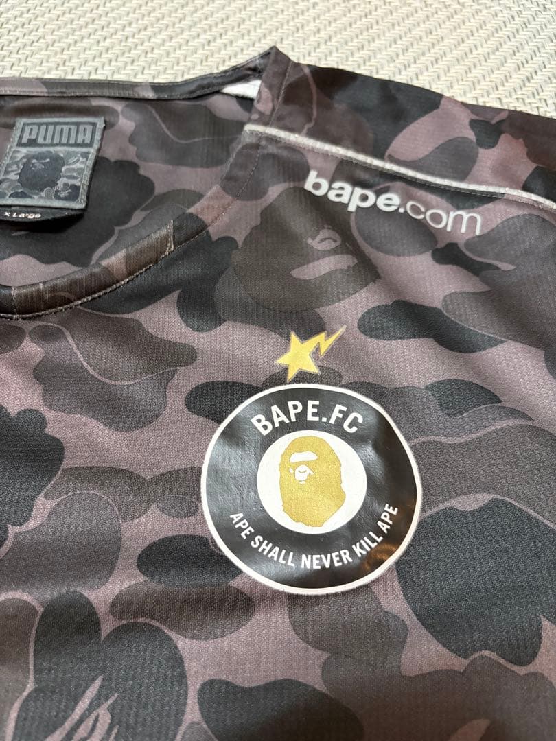 PUMA x BAPE.FC サッカーウェア ３点セット XLの写真3枚目