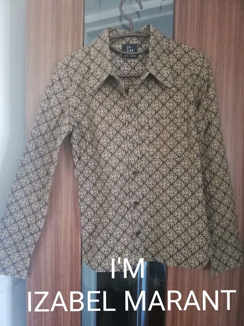 I'm ISABELE MARANT イザベル・マラン モチーフ柄シャツの写真3枚目