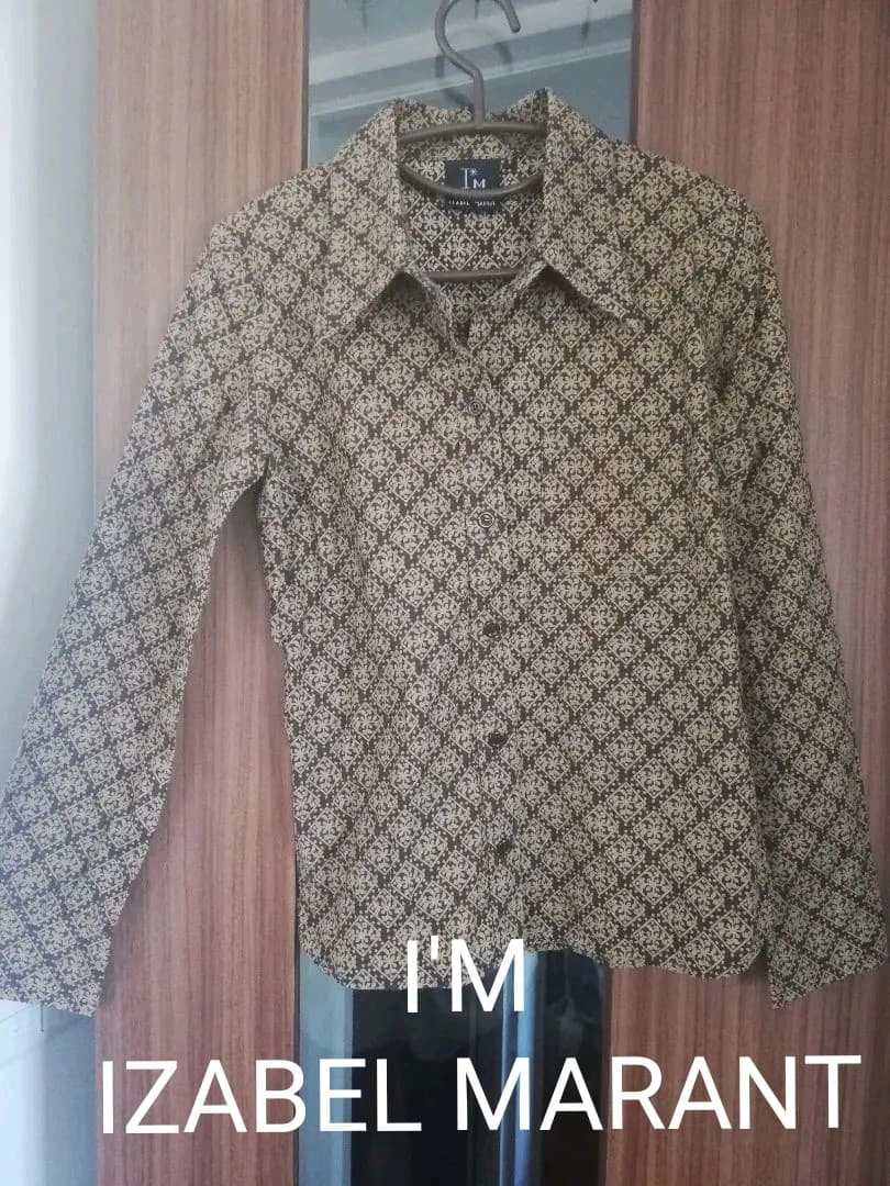 I'm ISABELE MARANT イザベル・マラン モチーフ柄シャツの写真3枚目