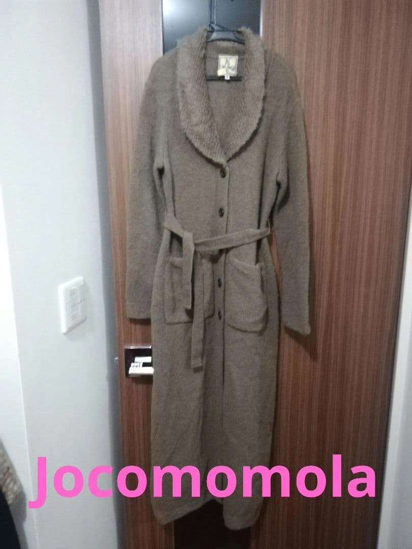 Jocomomola、ホコモモラのマキシロングニットコート、ロングカーディガン