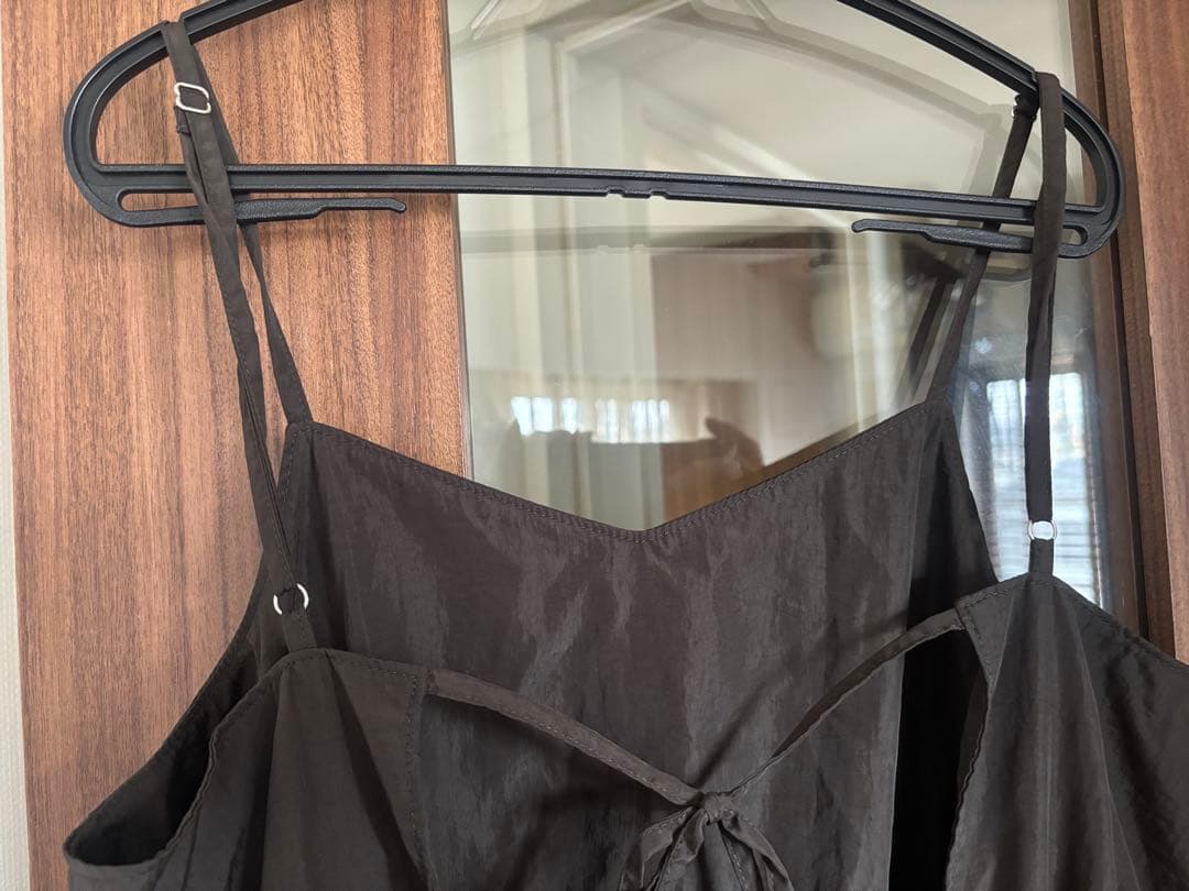 W CLOSETキャミワンピース ナイロン チュール グレーの写真6枚目
