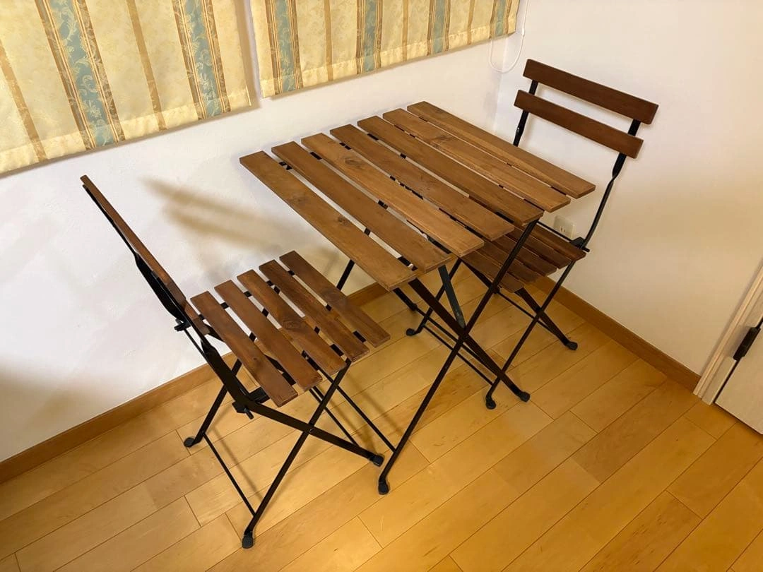 折りたたみテーブルチェアセット イケア TARNO テルノー