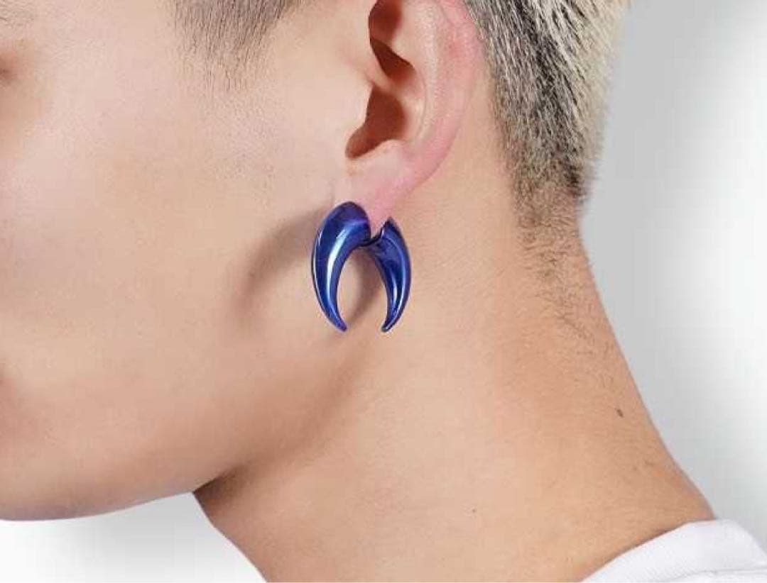 【定価35,200円】MARINE SERRE クレセント ピアス マリーンセルの写真5枚目