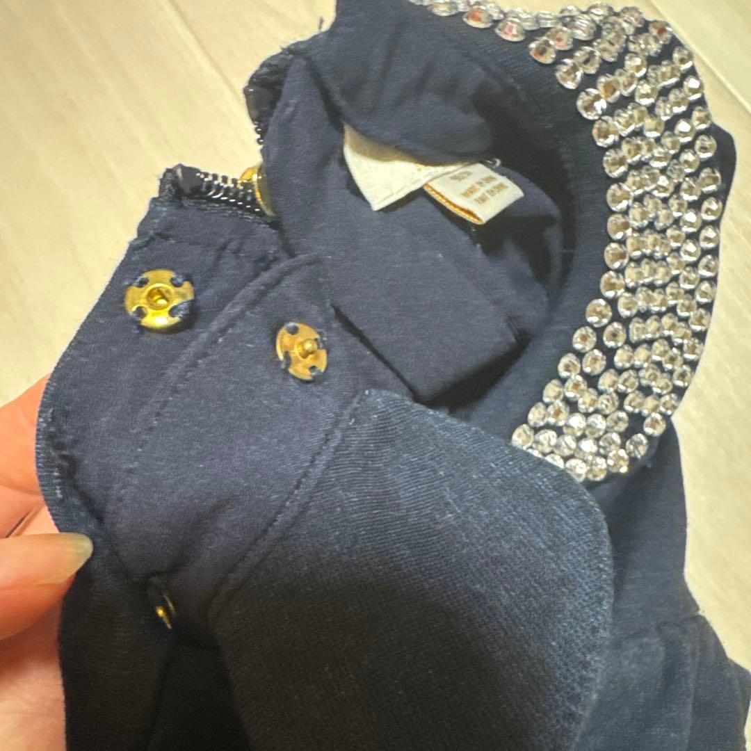 Katespadeネイビーワンピース セレモニーワンピース お受験の写真4枚目