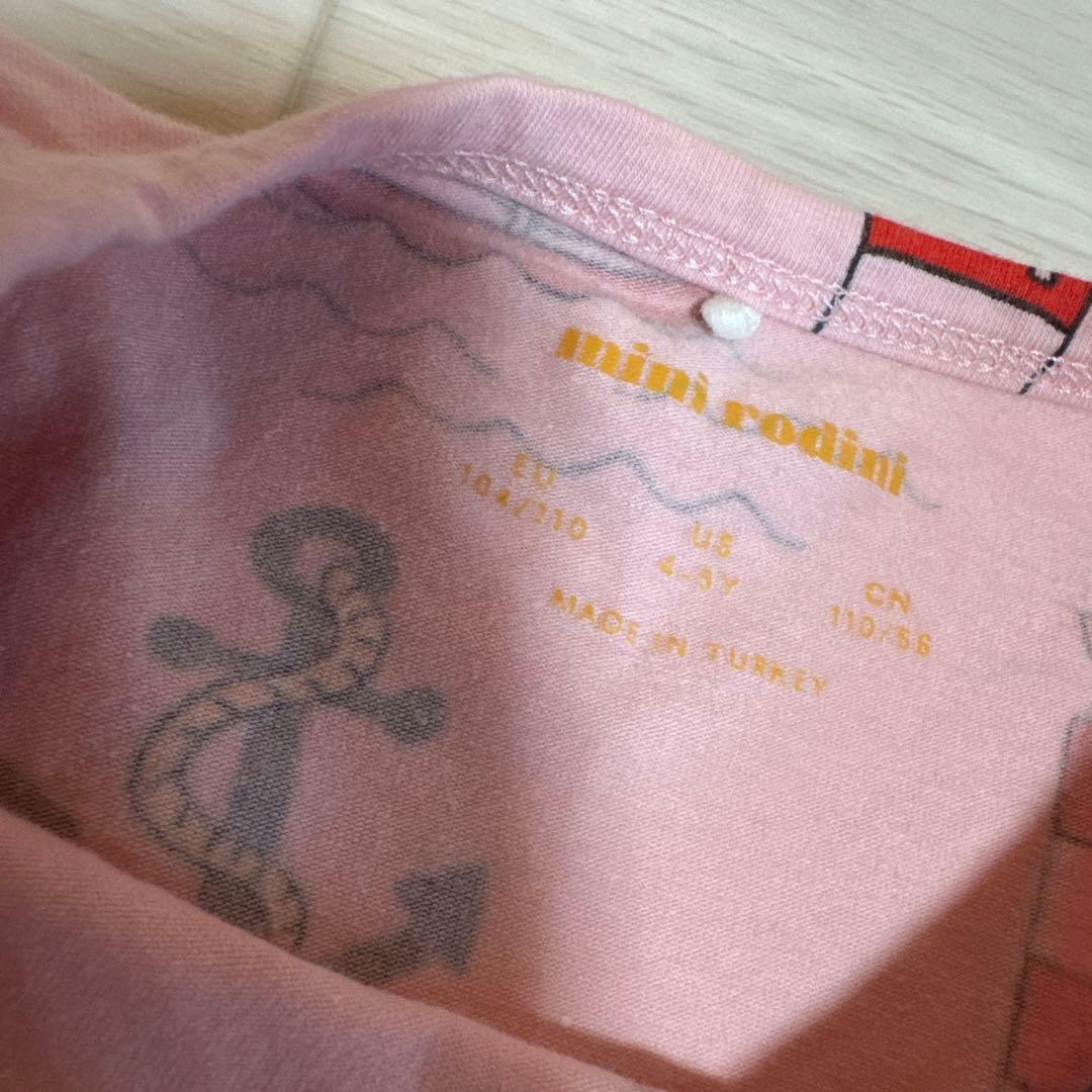 mini rodini　ライトハウスワンピース　104/110の写真2枚目