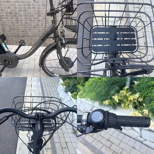 BRIDGESTONE bikke MOB dd ダークグレー 電動アシスト自転車 B400の写真3枚目