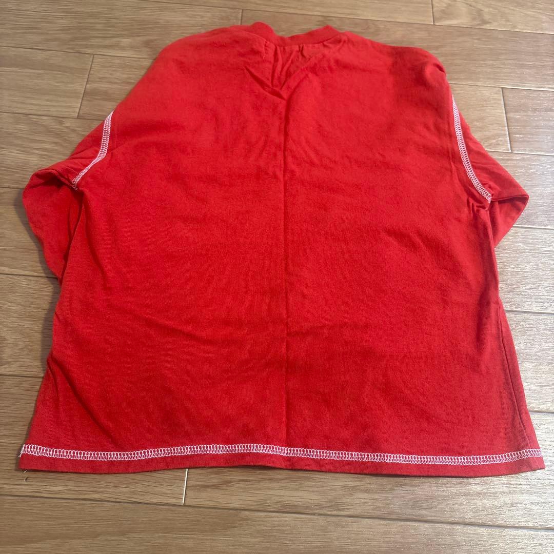PAIRMANON STREET 長袖カットソー 120cm レッドの写真3枚目