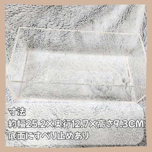 無印良品 アクリルティッシュケースの写真2枚目