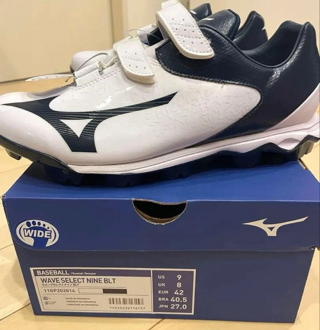 ☆MIZUNO WAVE SELECT NINE BLT スパイク 27.0cmの写真5枚目
