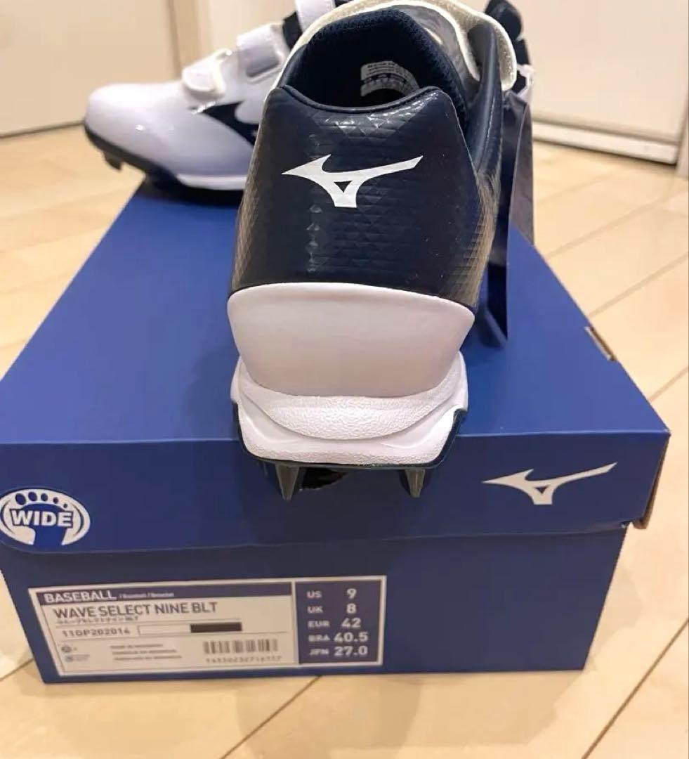 ☆MIZUNO WAVE SELECT NINE BLT スパイク 27.0cmの写真6枚目