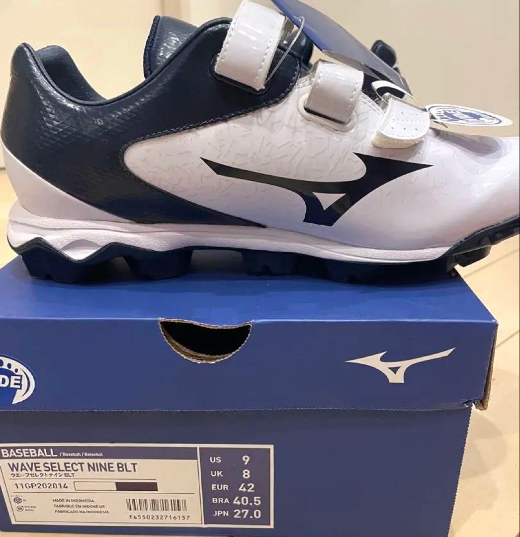 ☆MIZUNO WAVE SELECT NINE BLT スパイク 27.0cmの写真7枚目