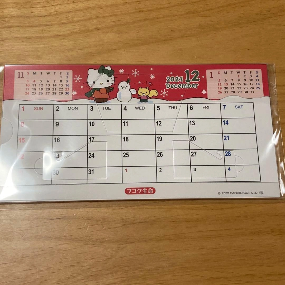 サンリオキティ 2024 卓上カレンダーの写真2枚目