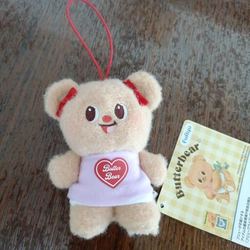 UFOキャッチャーで取ったぬいぐるみ butterbear