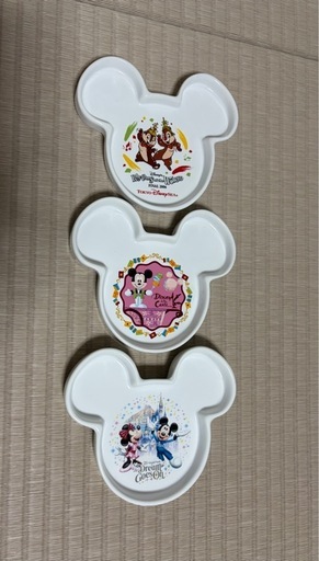 ディズニースーベニアプレート3枚セット