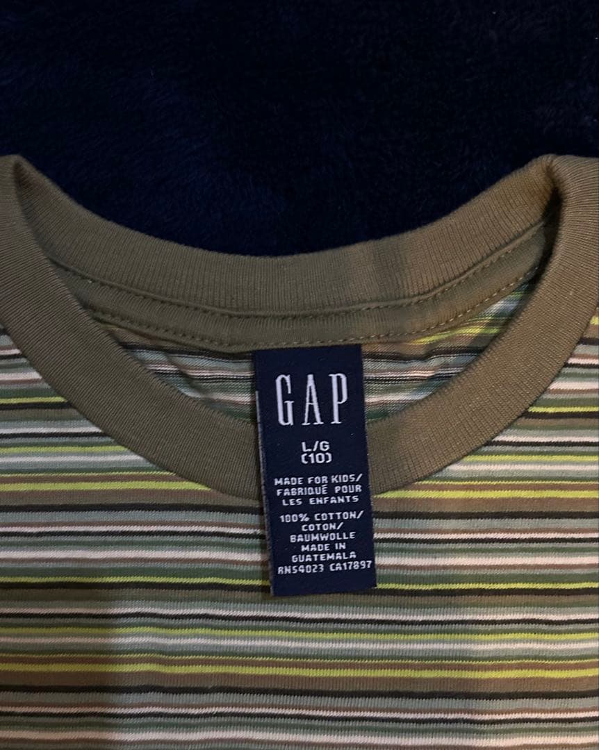 GAP ストライプ Tシャツ L/G (10)10歳相当の写真2枚目