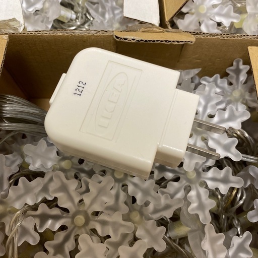 【ほぼ未使用】３箱セットIKEA コンセント式電飾３個セットの写真4枚目