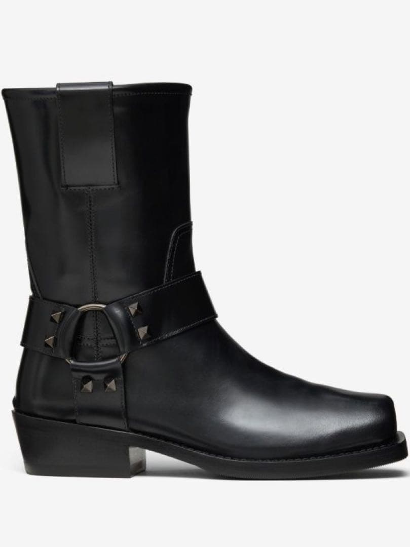 新品未使用 VALENTINO ロックスタッズ バイカーブーツ 36.5の写真9枚目