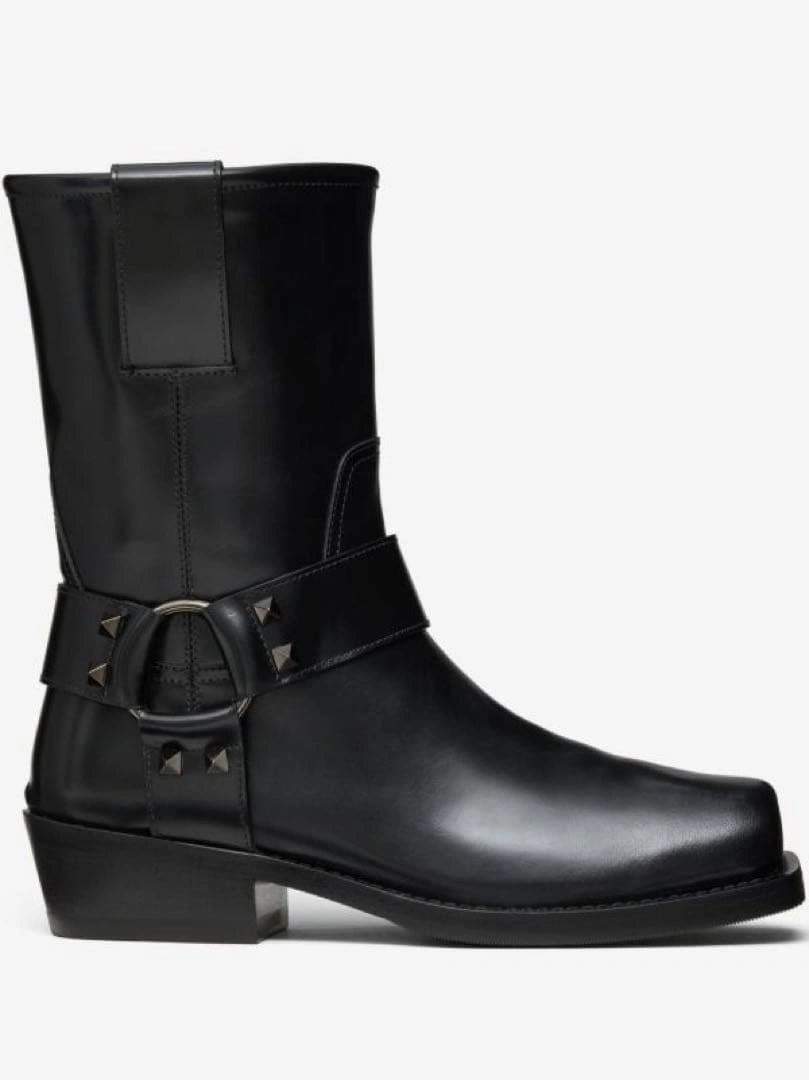 新品未使用 VALENTINO ロックスタッズ バイカーブーツ 36.5の写真9枚目