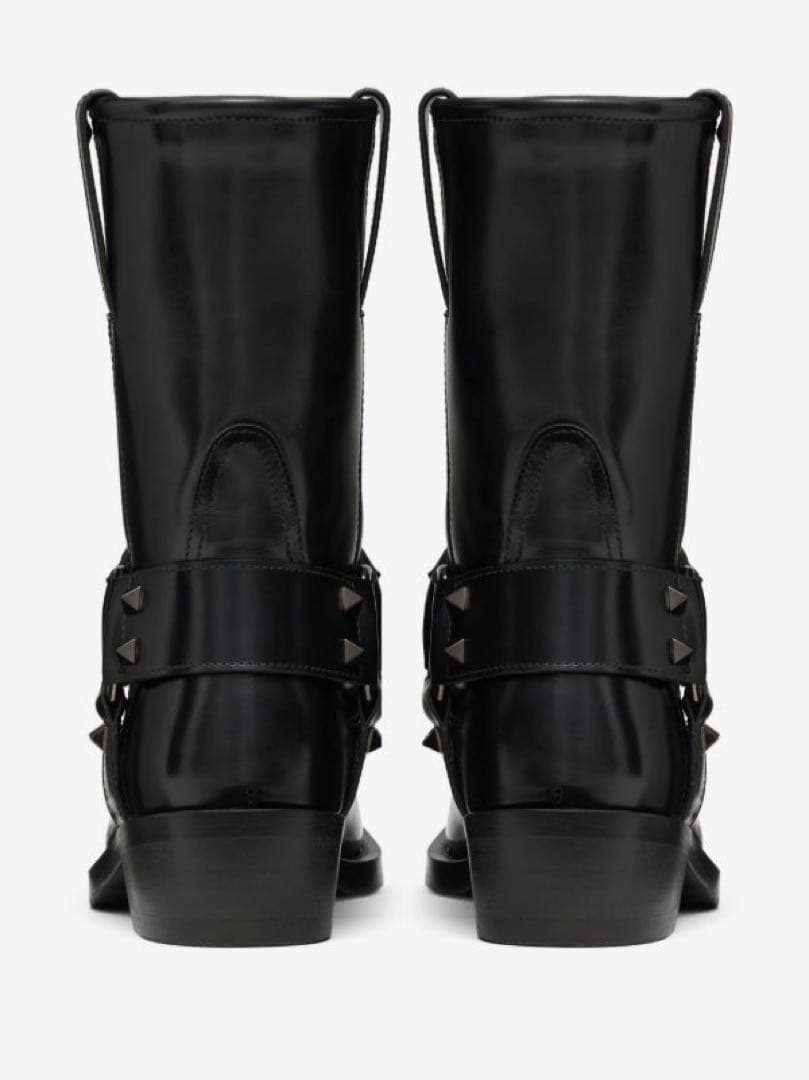 新品未使用 VALENTINO ロックスタッズ バイカーブーツ 36.5の写真10枚目