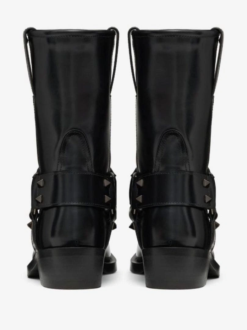新品未使用 VALENTINO ロックスタッズ バイカーブーツ 36.5の写真10枚目