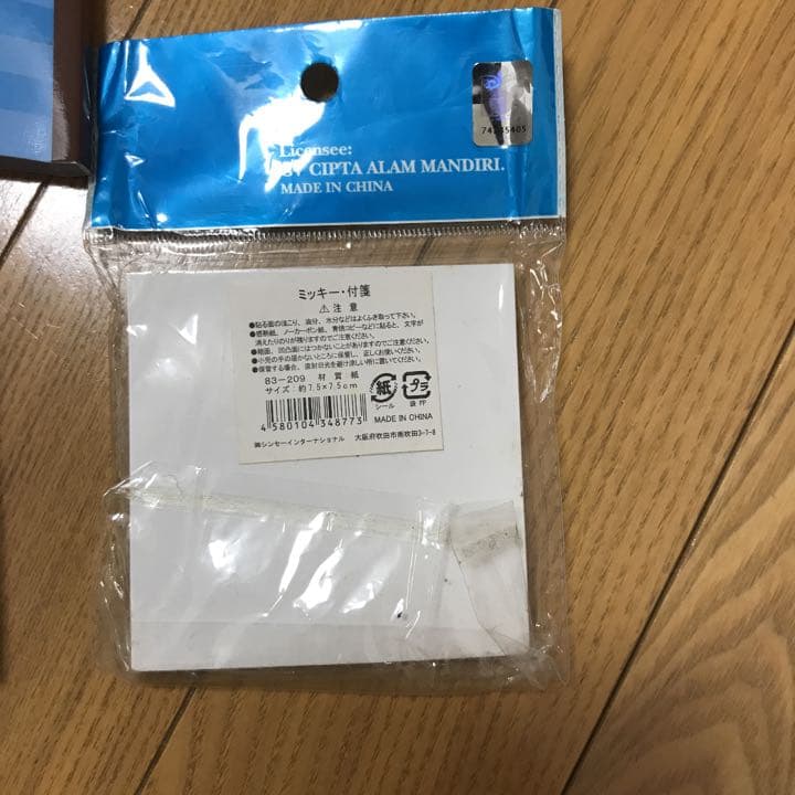 お値下げ　ディズニー　メモ帳　付箋　セット　ミッキー　ミニー　ティッチの写真3枚目