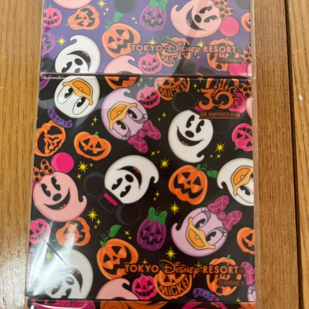 ディズニー　30周年　ハロウィン　メモ帳　3点セットの写真3枚目