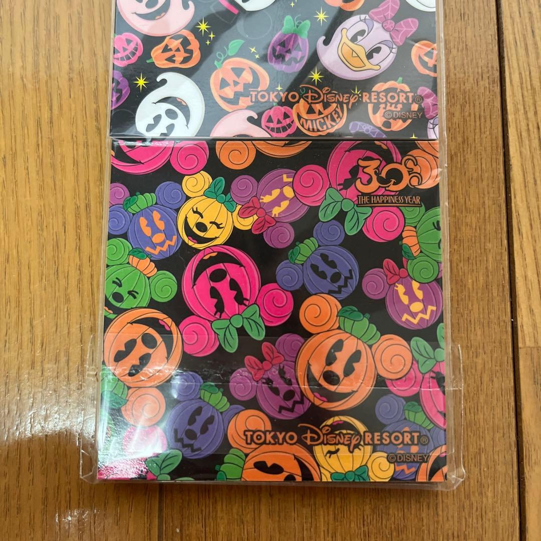 ディズニー　30周年　ハロウィン　メモ帳　3点セットの写真4枚目