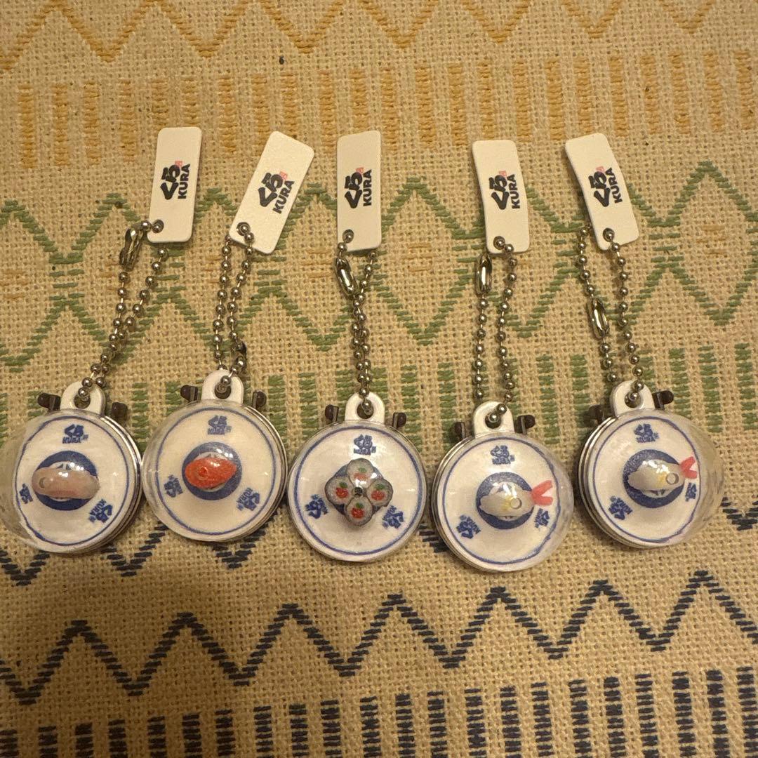 くら寿司　ビッくらポン　キーホルダー5点セット