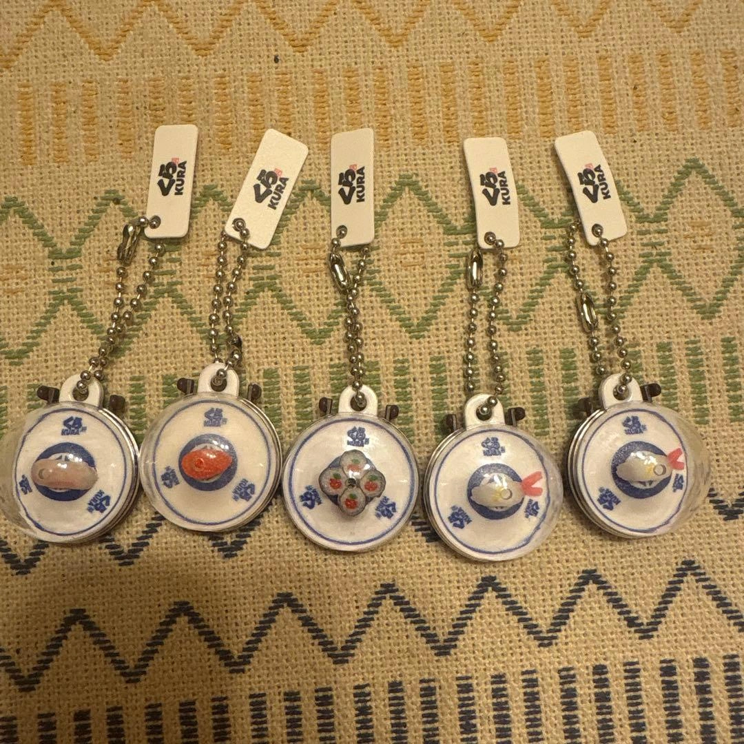 くら寿司 ビッくらポン キーホルダー5点セット