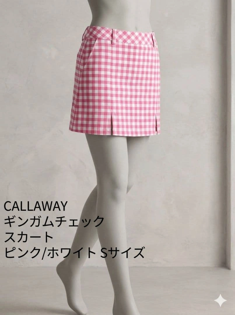 Callaway ギンガムチェック スカート S