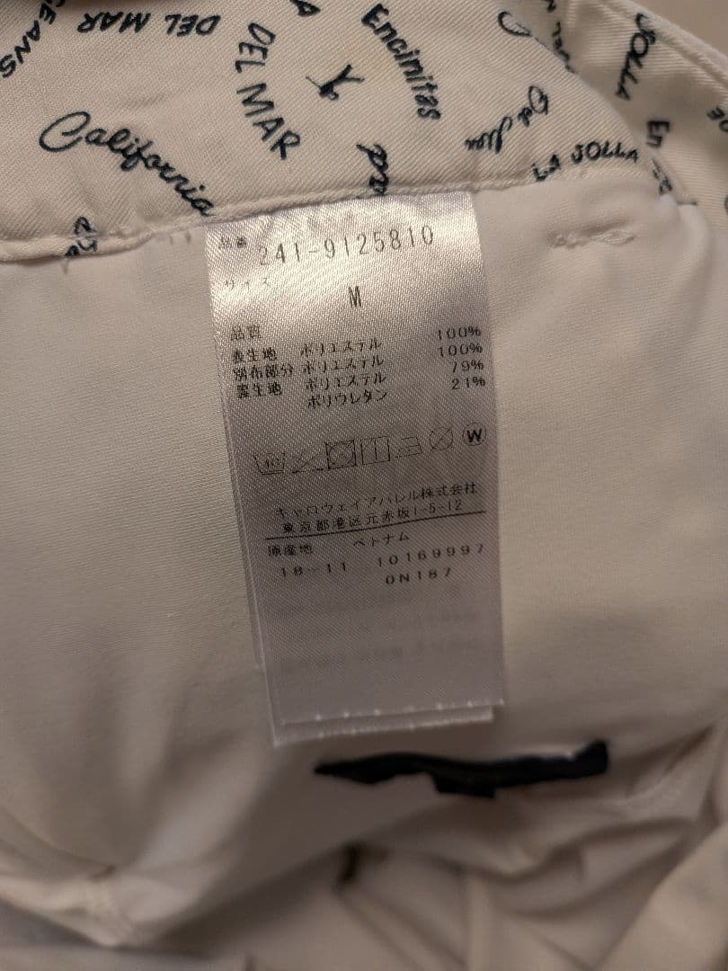 Callaway 斜めストライプ柄 スカート Mの写真5枚目