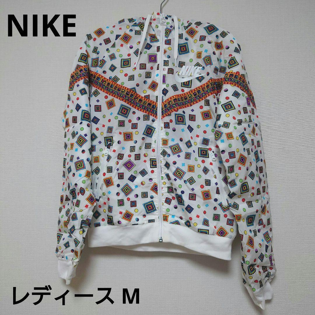 NIKE 総柄 ジップアップパーカー ウィンドブレーカー