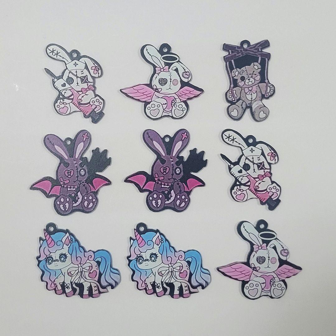 デコパーツ チャーム 9個セット ハンドメイド