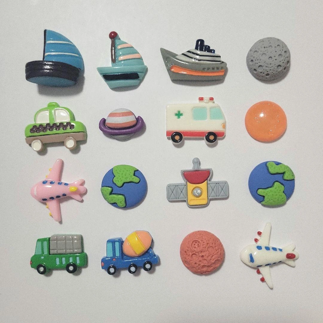 デコパーツ まとめ売り 乗り物 宇宙 ハンドメイド B級