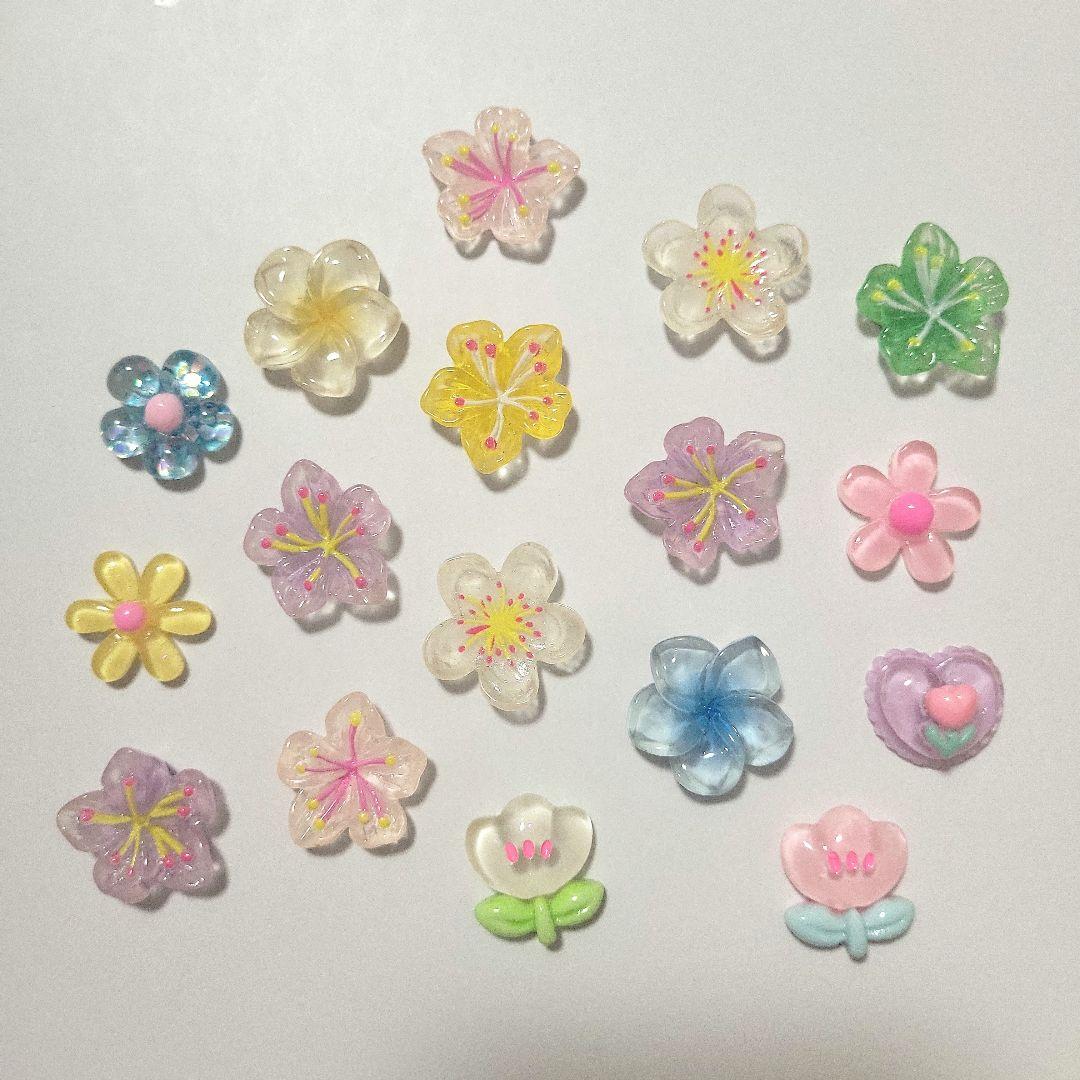 デコパーツ まとめ売り 花 フラワー ハンドメイド