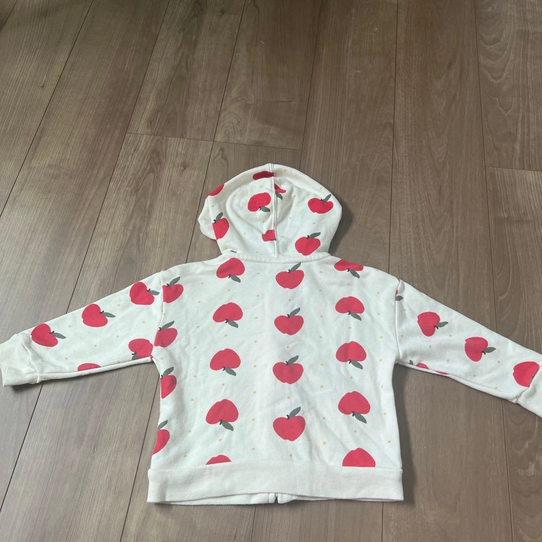 babyGap りんご柄 ジップアップパーカー 18-24months