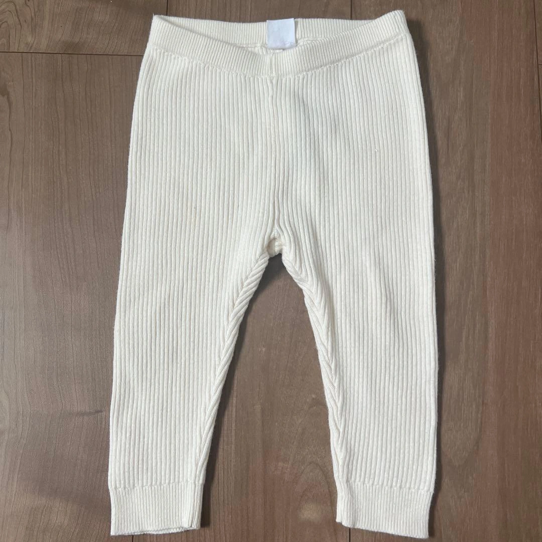 babyGap リブニットレギンス アイボリー 6-12months